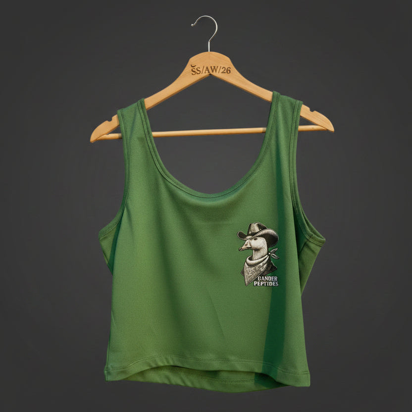 Original green Gander Peptides tank product photograph