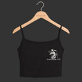 Women’s black Gander strappy top, clean Shopify product view